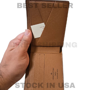 Louis Vuitton Men’s Wallet Monogram Brown with all accessories 100% authentic.