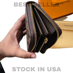 Authentic LOUIS VUITTON Damier Ebene Canvas Zippy Zip Around Long Wallet W Box